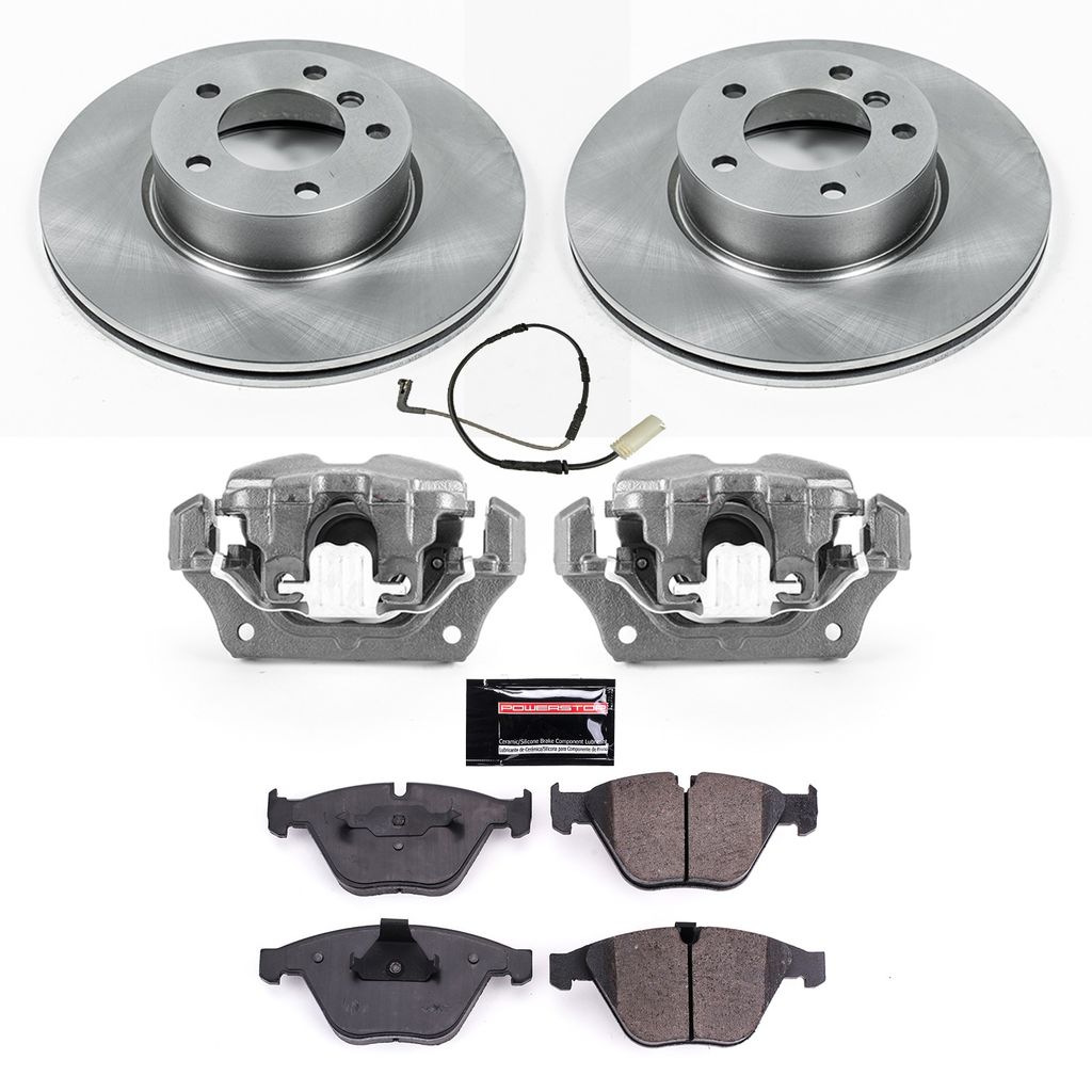 OE Stock Replacement Brake Pad, Rotor and Caliper Kit