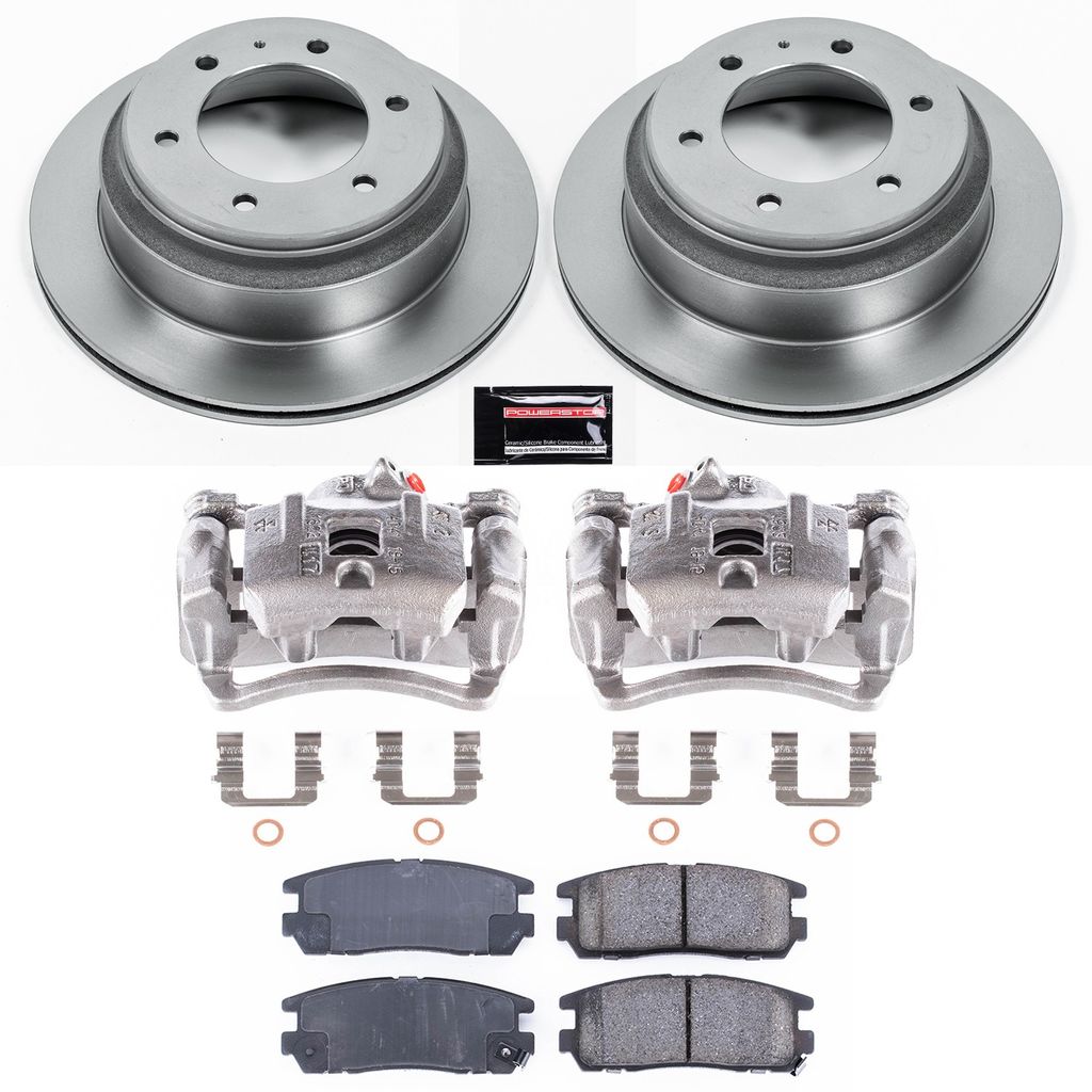 OE Stock Replacement Brake Pad, Rotor and Caliper Kit