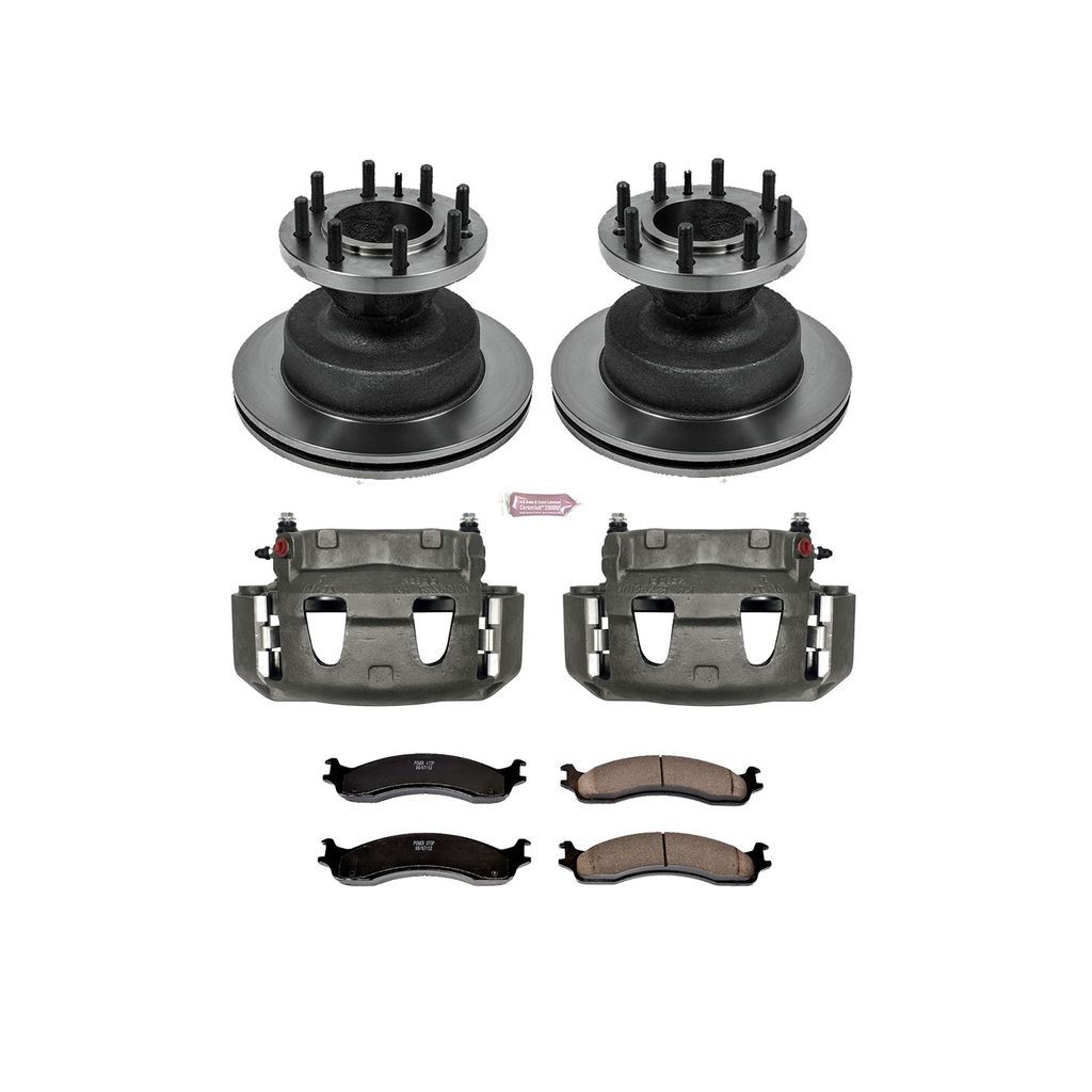 OE Stock Replacement Brake Pad, Rotor and Caliper Kit