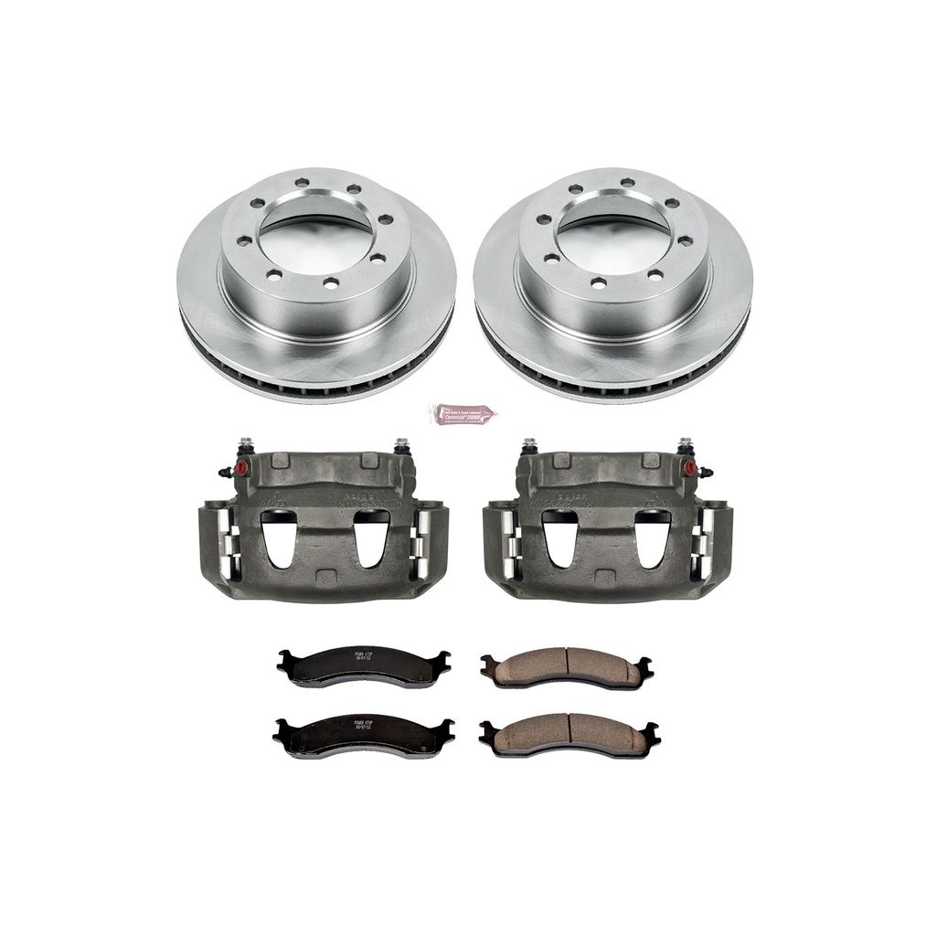 PowerStop KCOE5089 - OE Stock Replacement Brake Pad, Rotor and Caliper Kit