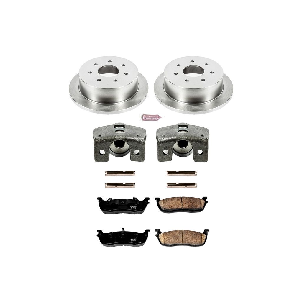 OE Stock Replacement Brake Pad, Rotor and Caliper Kit