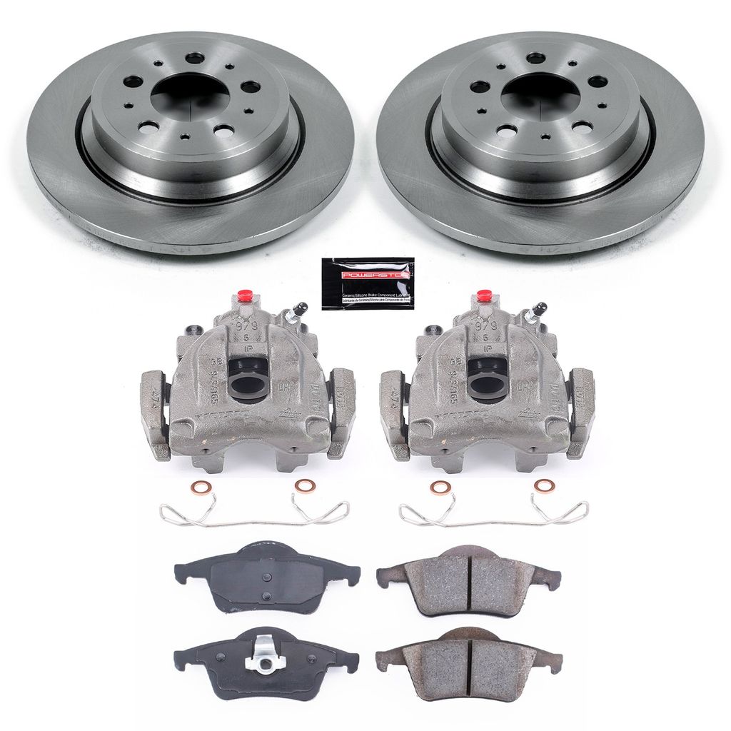 OE Stock Replacement Brake Pad, Rotor and Caliper Kit
