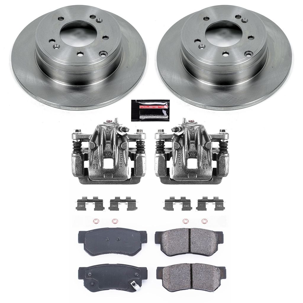 OE Stock Replacement Brake Pad, Rotor and Caliper Kit