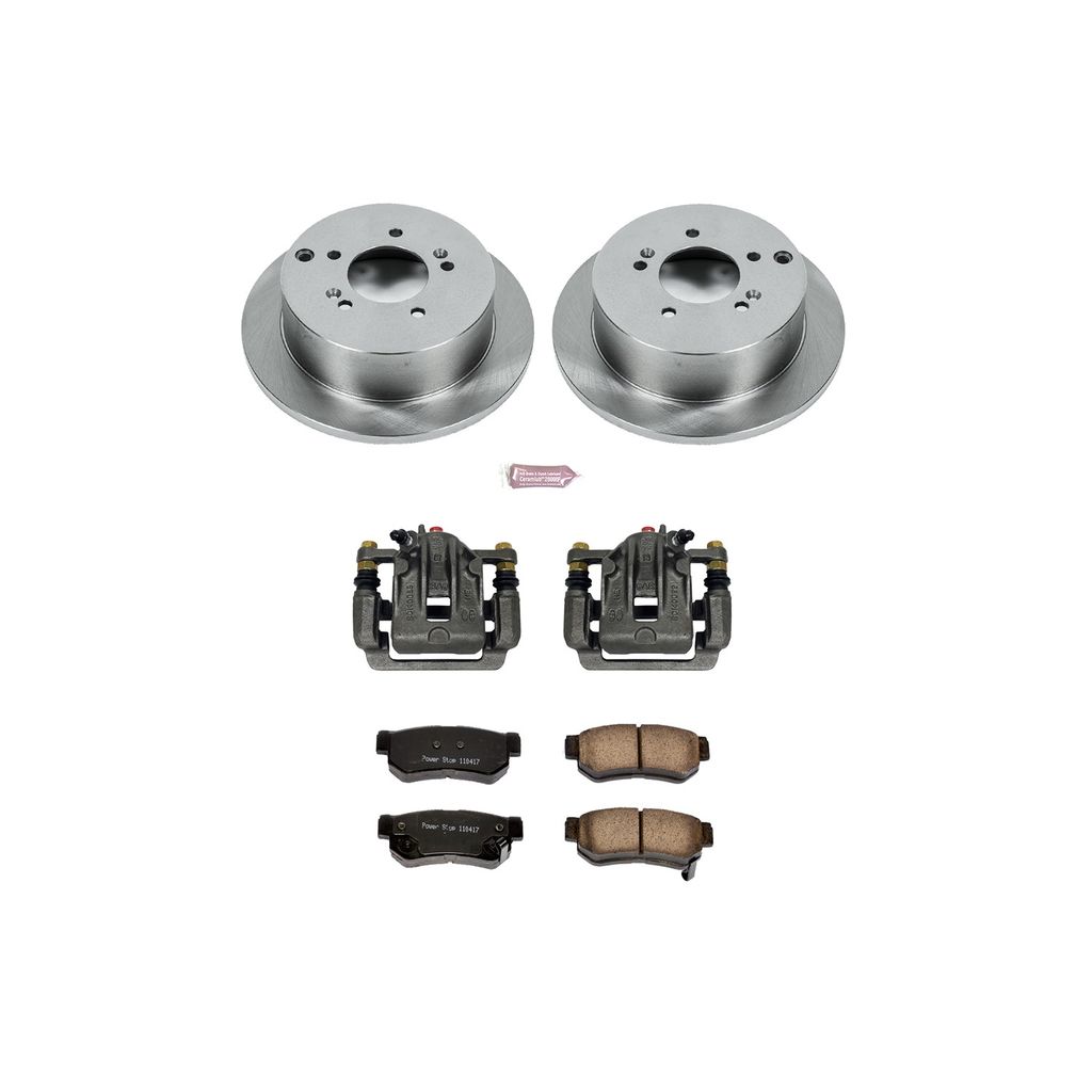 OE Stock Replacement Brake Pad, Rotor and Caliper Kit