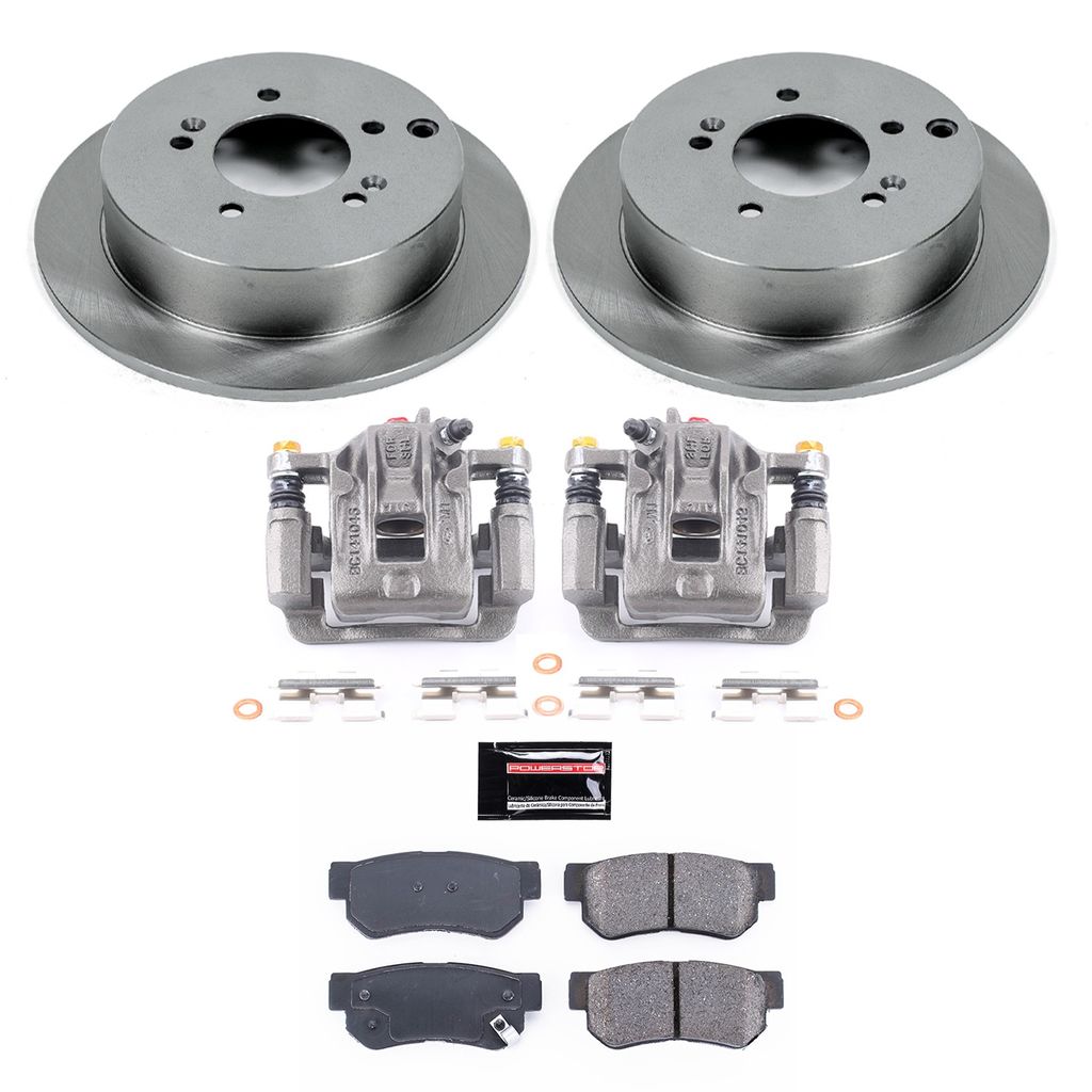 OE Stock Replacement Brake Pad, Rotor and Caliper Kit