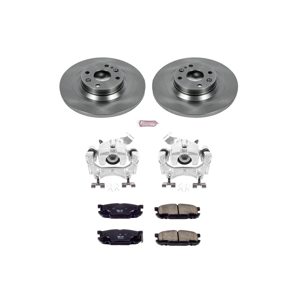 OE Stock Replacement Brake Pad, Rotor and Caliper Kit