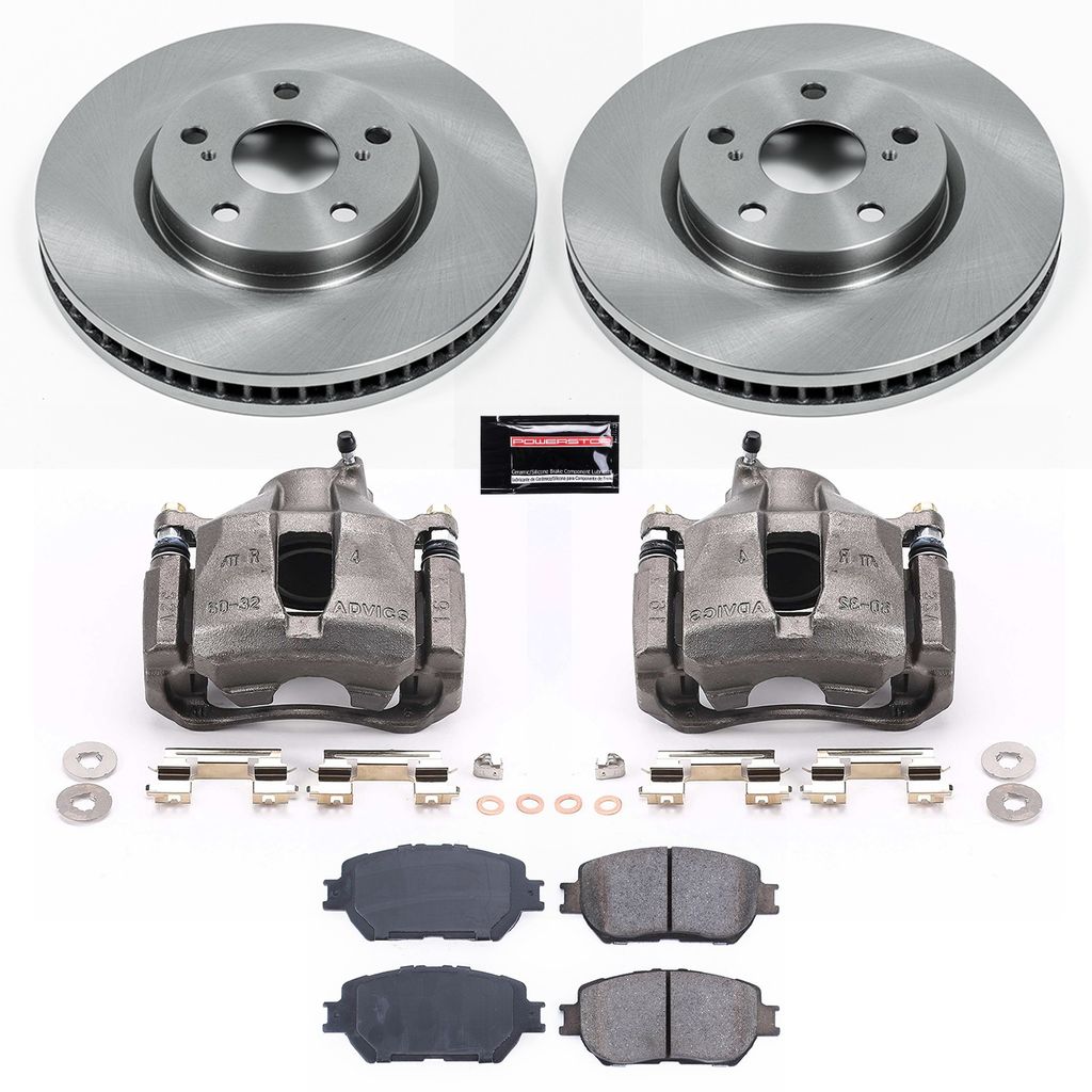 OE Stock Replacement Brake Pad, Rotor and Caliper Kit