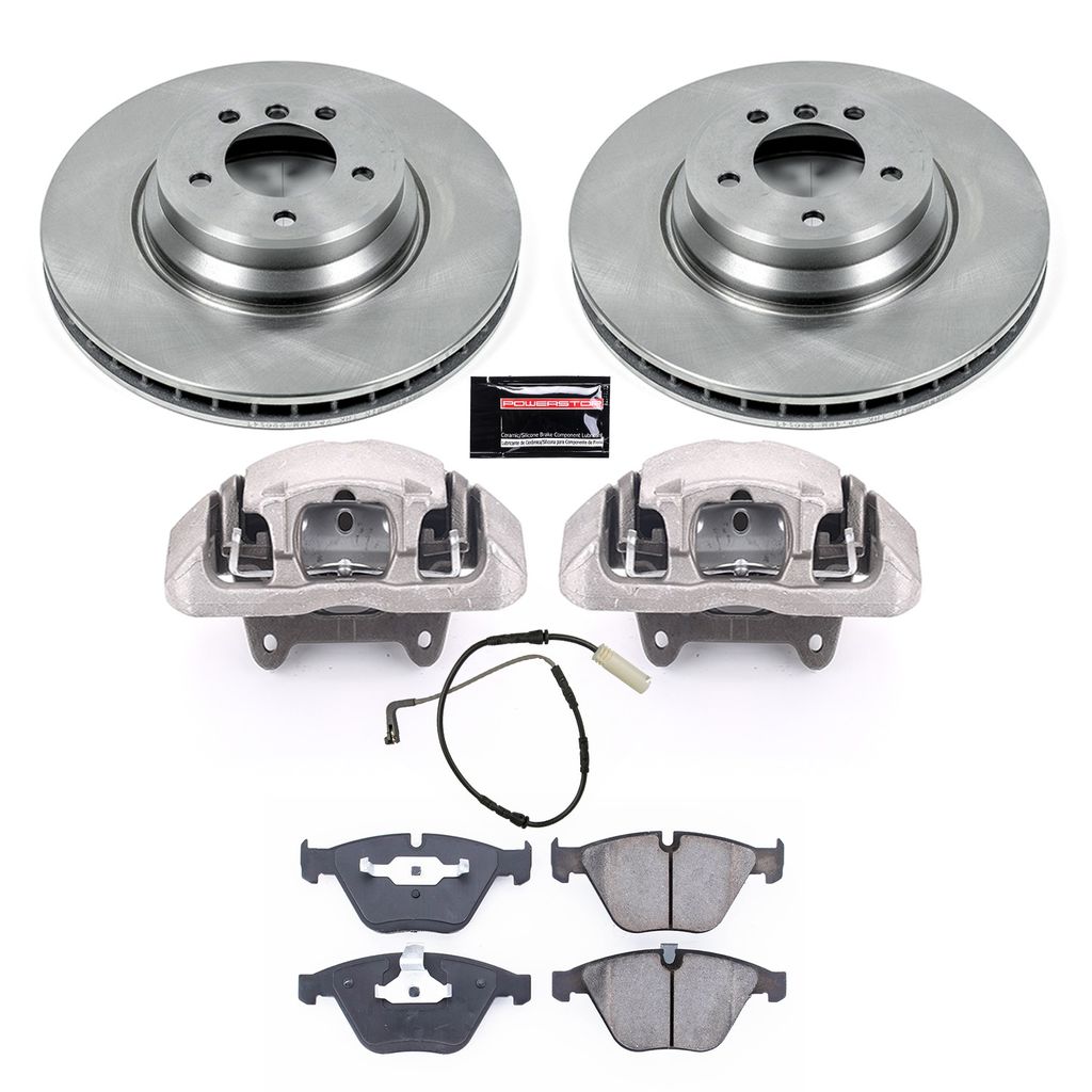 OE Stock Replacement Brake Pad, Rotor and Caliper Kit