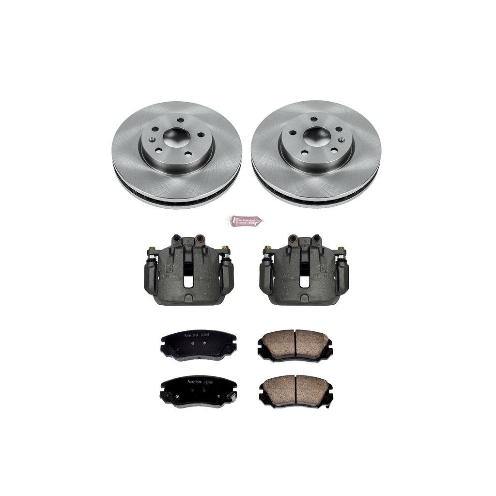 OE Stock Replacement Brake Pad, Rotor and Caliper Kit