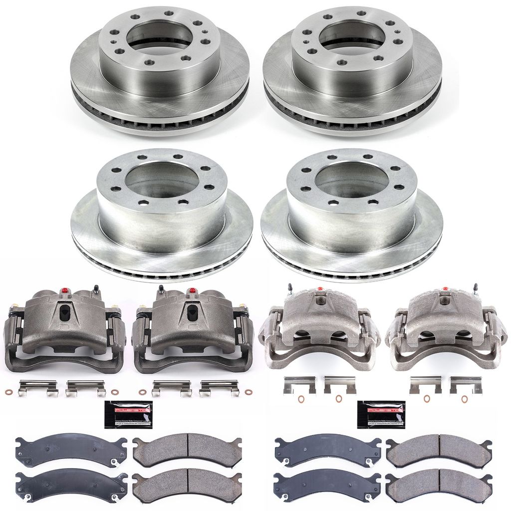 PowerStop KCOE5338 - OE Stock Replacement Brake Pad, Rotor and Caliper Kit