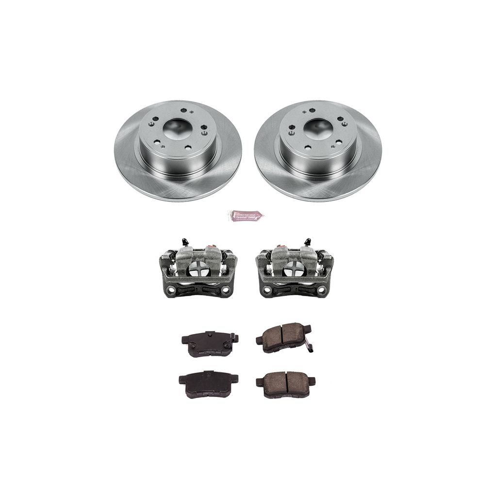 OE Stock Replacement Brake Pad, Rotor and Caliper Kit