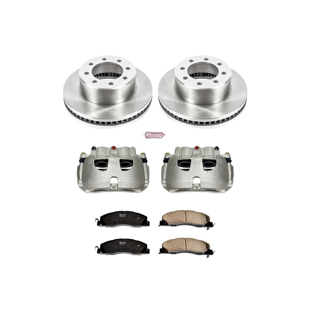 OE Stock Replacement Brake Pad, Rotor and Caliper Kit