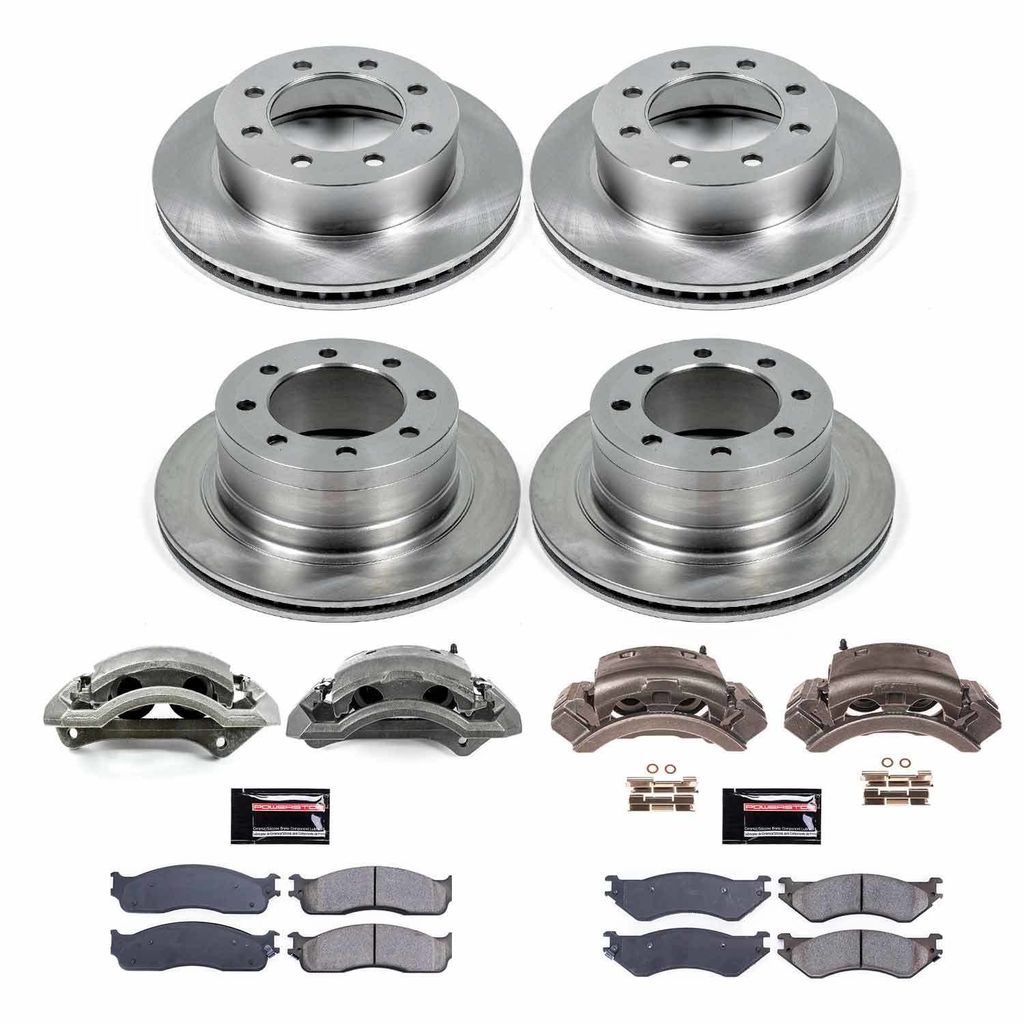 PowerStop KCOE5468 - OE Stock Replacement Brake Pad, Rotor and Caliper Kit