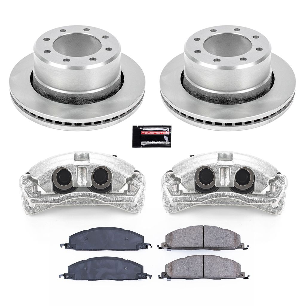 OE Stock Replacement Brake Pad, Rotor and Caliper Kit
