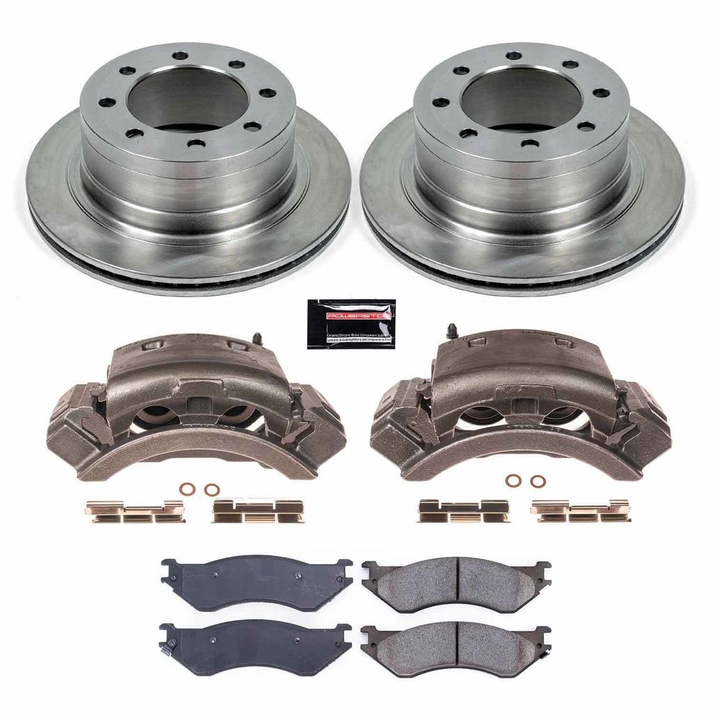 OE Stock Replacement Brake Pad, Rotor and Caliper Kit