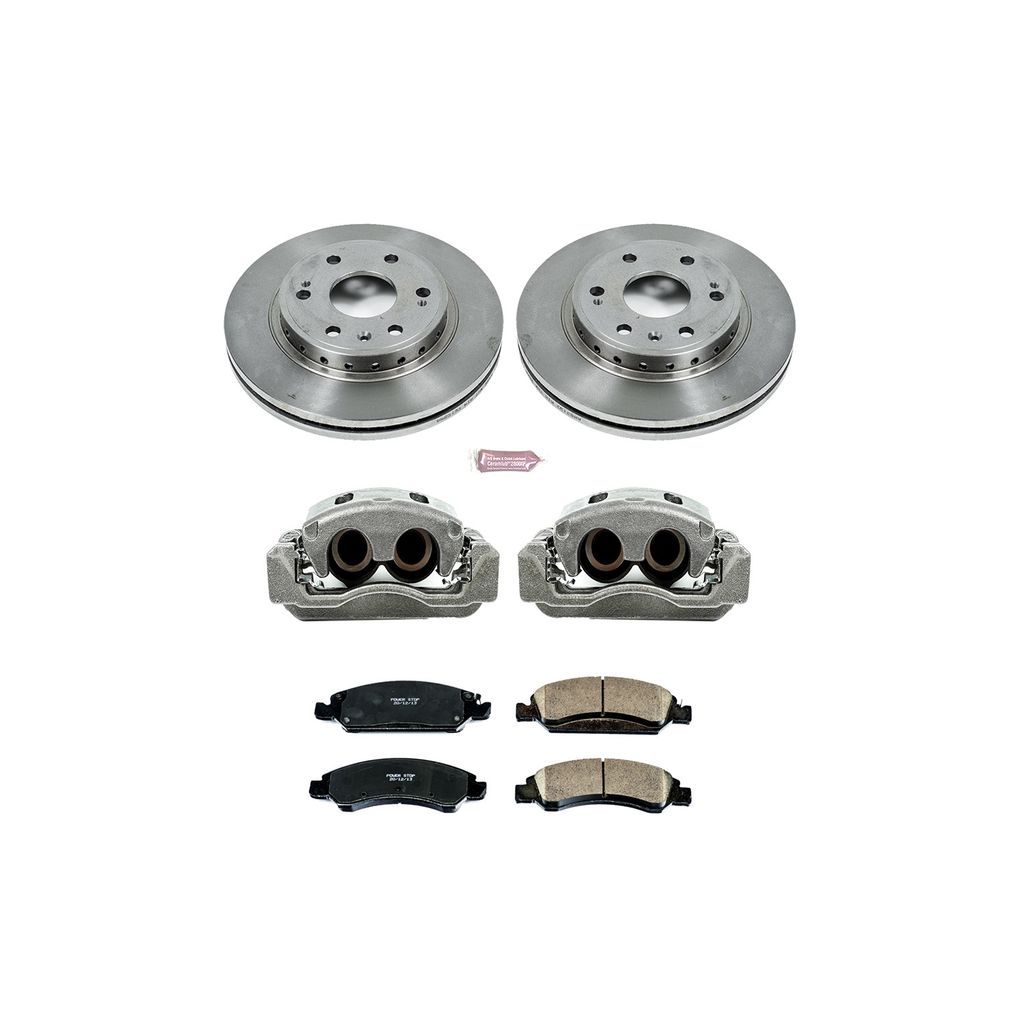 OE Stock Replacement Brake Pad, Rotor and Caliper Kit