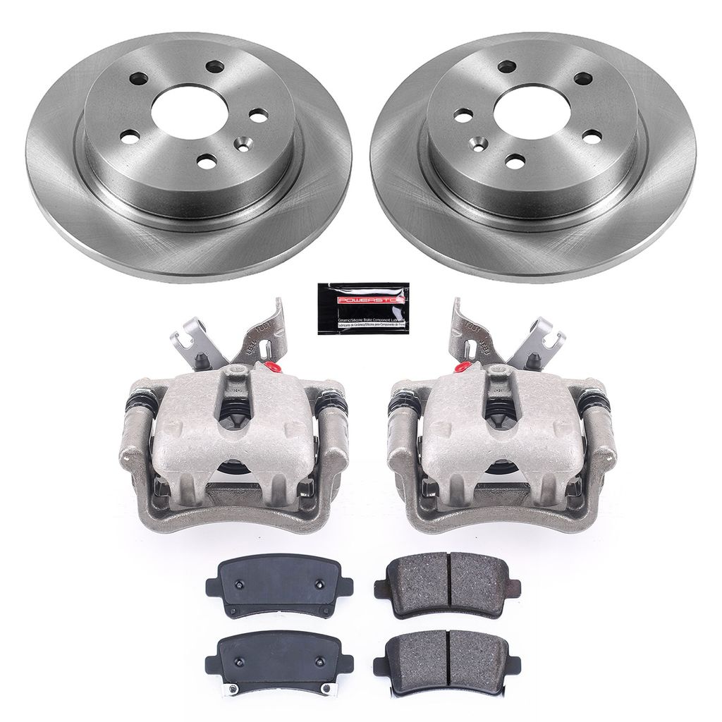 OE Stock Replacement Brake Pad, Rotor and Caliper Kit