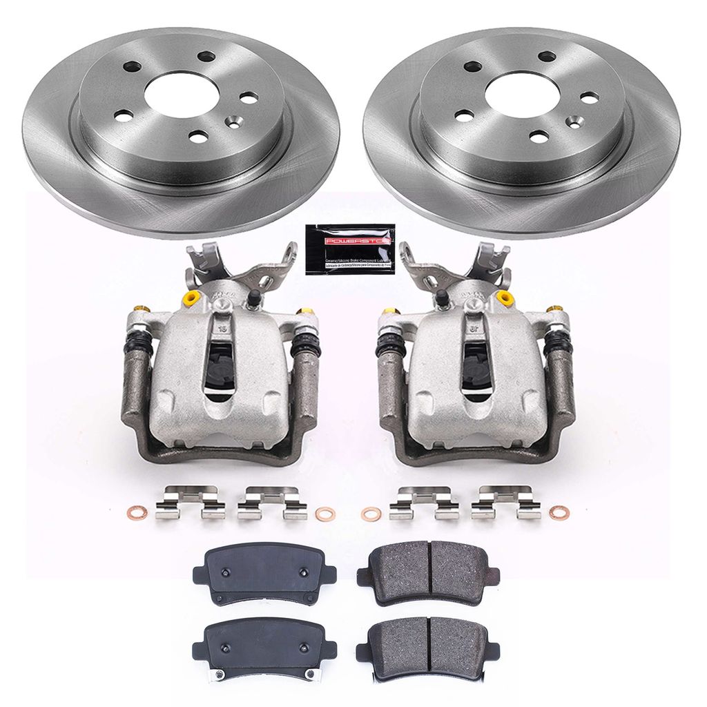 OE Stock Replacement Brake Pad, Rotor and Caliper Kit