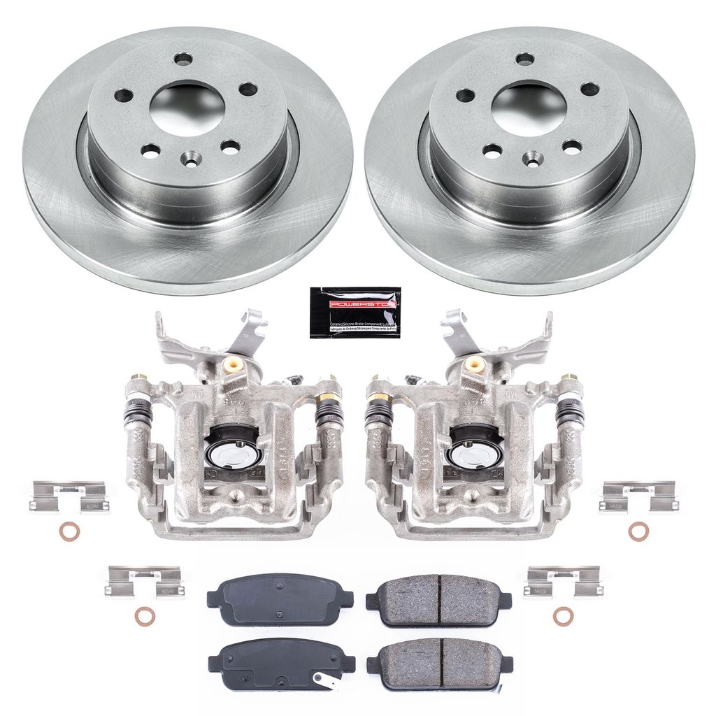 OE Stock Replacement Brake Pad, Rotor and Caliper Kit