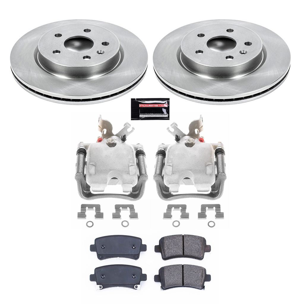 OE Stock Replacement Brake Pad, Rotor and Caliper Kit