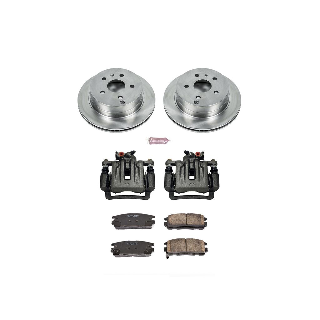 OE Stock Replacement Brake Pad, Rotor and Caliper Kit