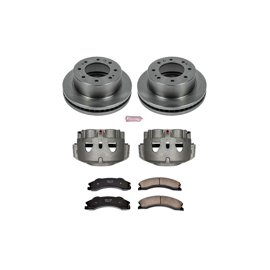 OE Stock Replacement Brake Pad, Rotor and Caliper Kit