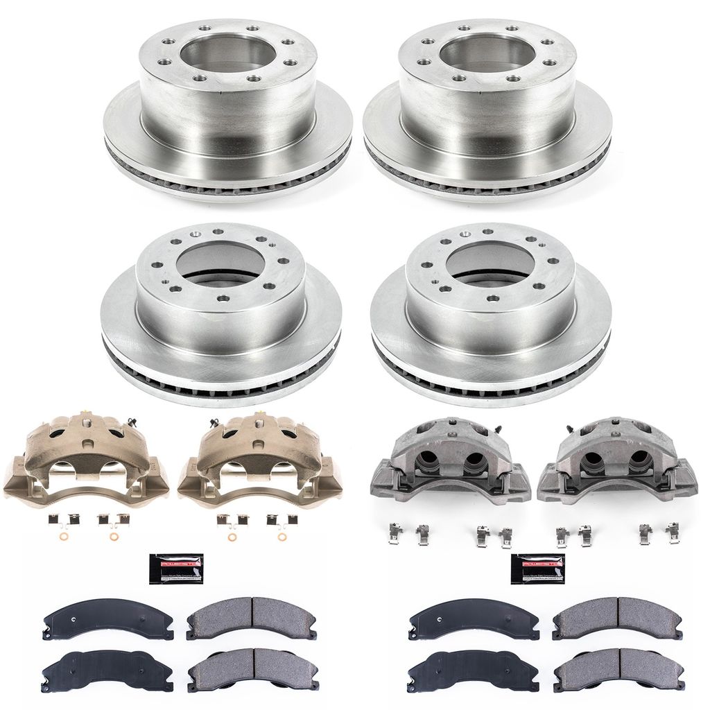 PowerStop KCOE5560 - OE Stock Replacement Brake Pad, Rotor and Caliper Kit