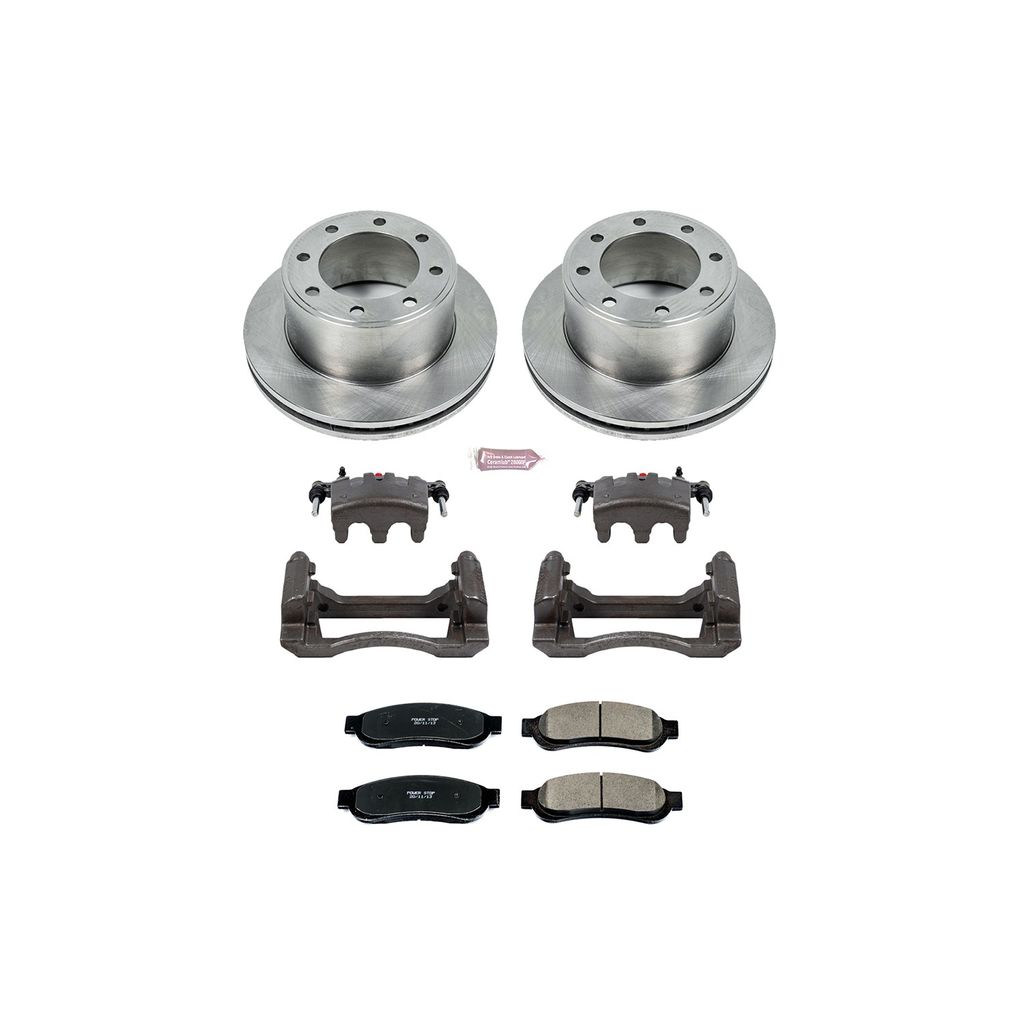OE Stock Replacement Brake Pad, Rotor and Caliper Kit