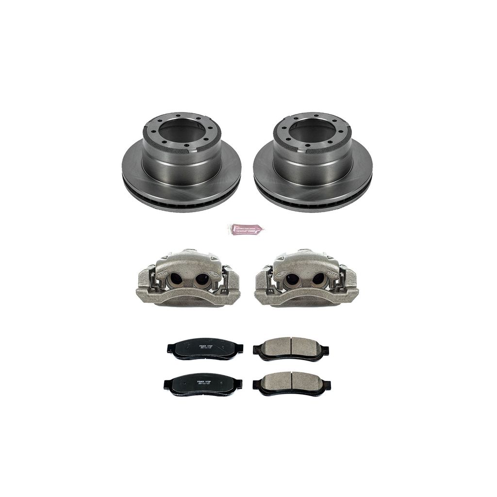 PowerStop KCOE5579 - OE Stock Replacement Brake Pad, Rotor and Caliper Kit