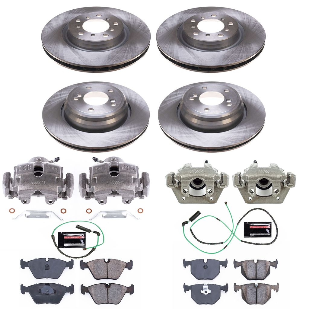 PowerStop KCOE5730 - OE Stock Replacement Brake Pad, Rotor and Caliper Kit