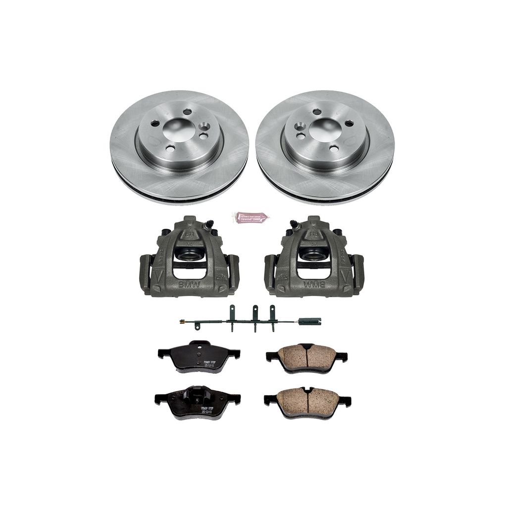 PowerStop KCOE5780 - OE Stock Replacement Brake Pad, Rotor and Caliper Kit