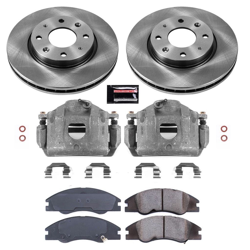 OE Stock Replacement Brake Pad, Rotor and Caliper Kit