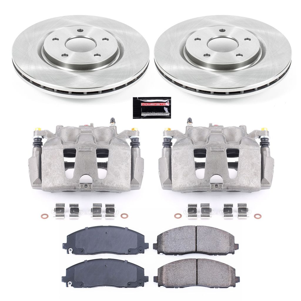 OE Stock Replacement Brake Pad, Rotor and Caliper Kit
