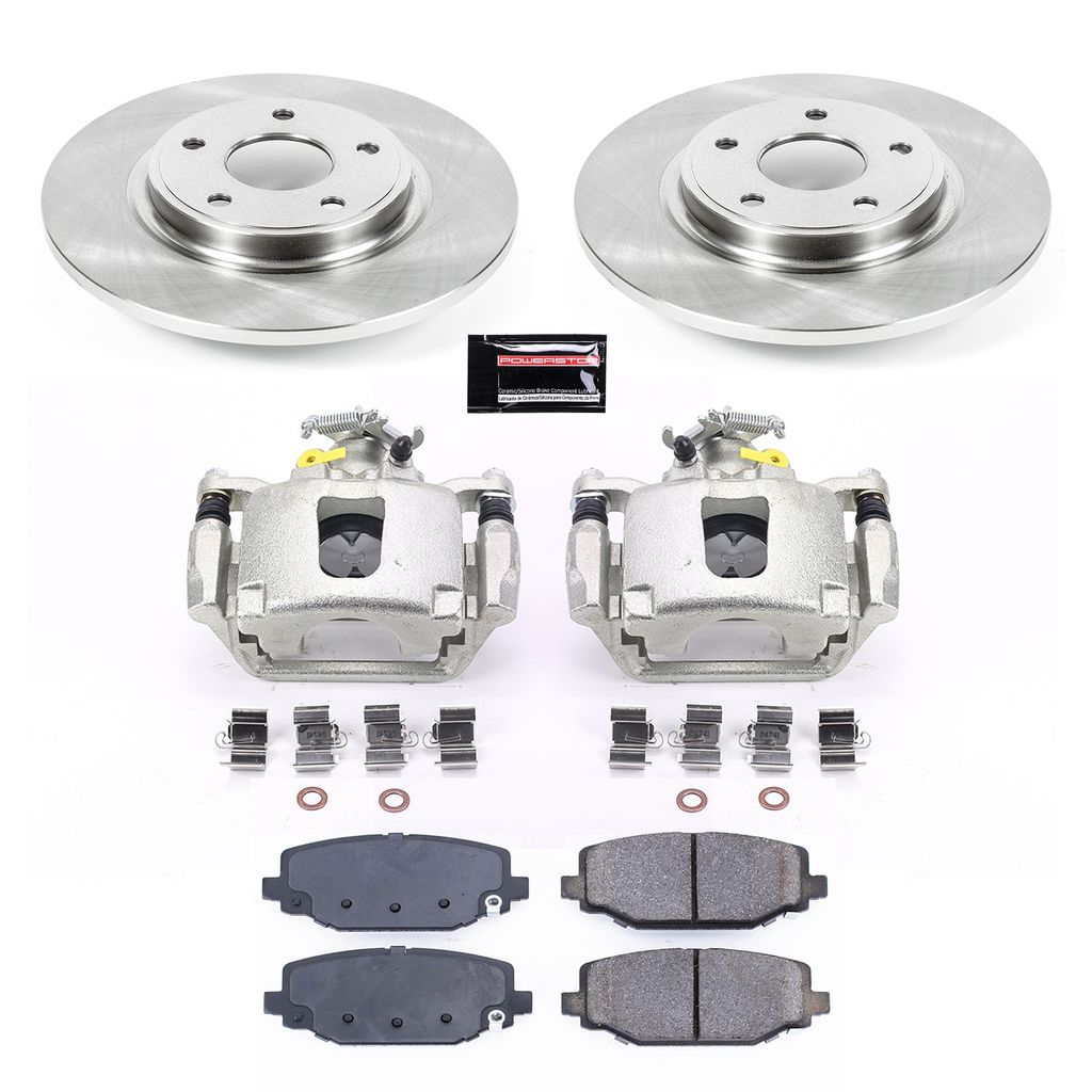 OE Stock Replacement Brake Pad, Rotor and Caliper Kit
