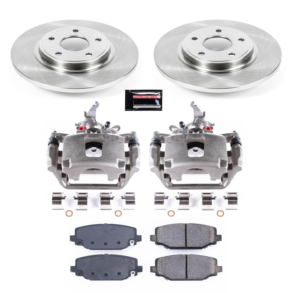 OE Stock Replacement Brake Pad, Rotor and Caliper Kit