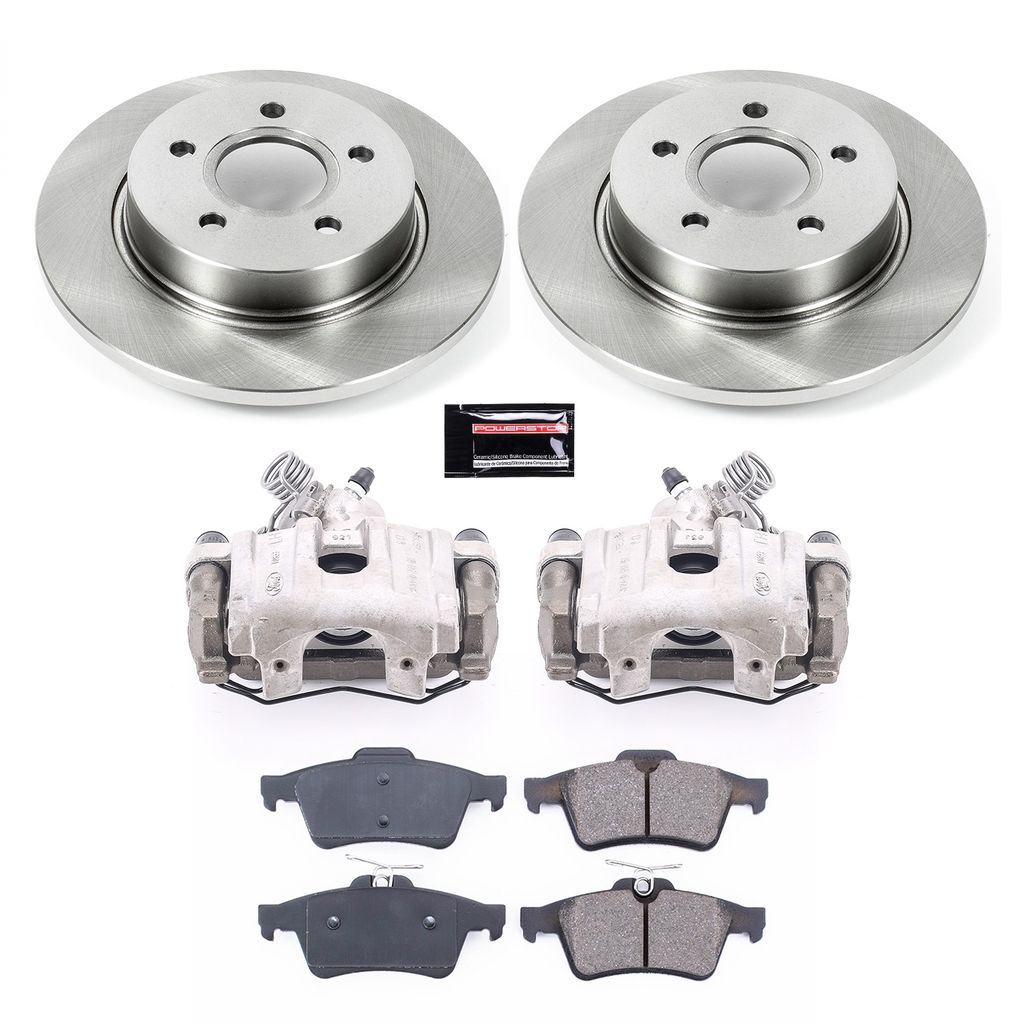 OE Stock Replacement Brake Pad, Rotor and Caliper Kit