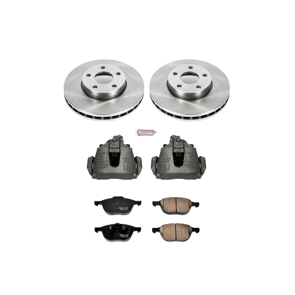 OE Stock Replacement Brake Pad, Rotor and Caliper Kit