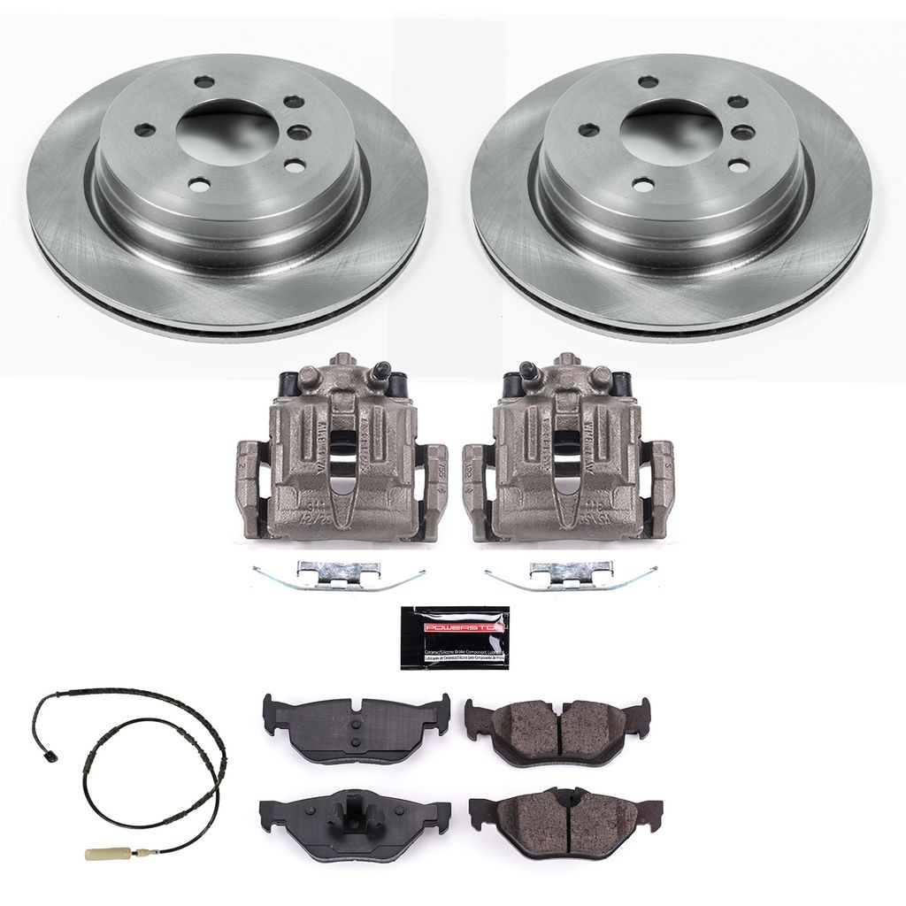 OE Stock Replacement Brake Pad, Rotor and Caliper Kit