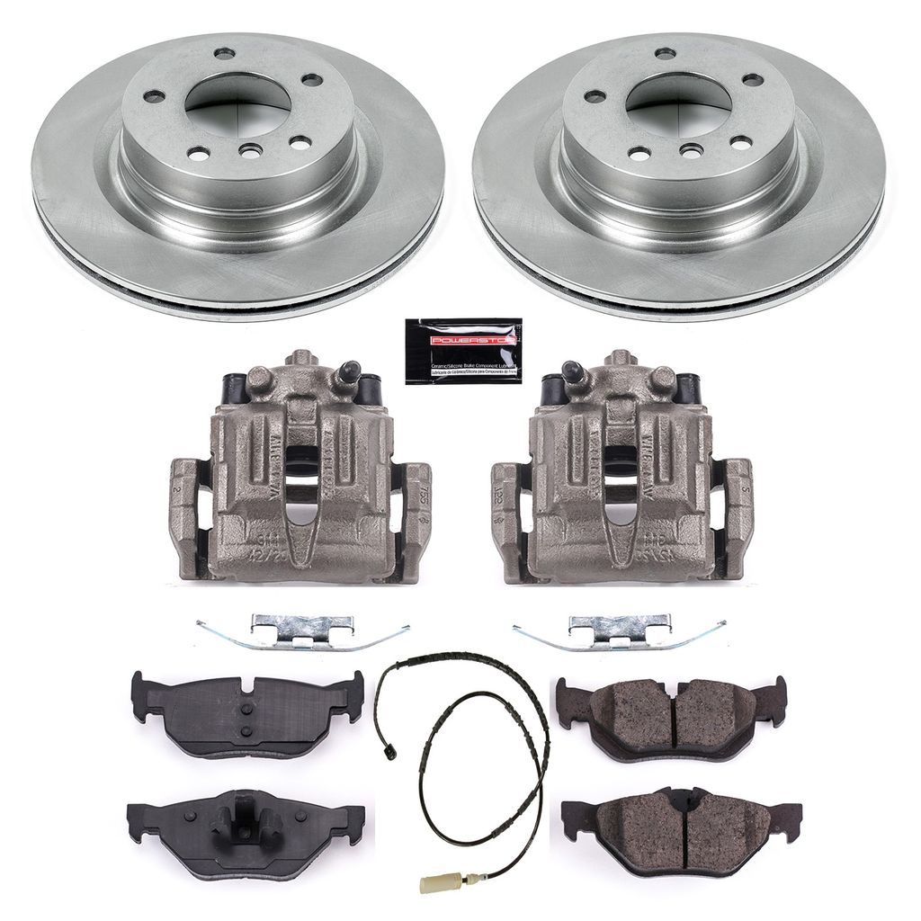 OE Stock Replacement Brake Pad, Rotor and Caliper Kit