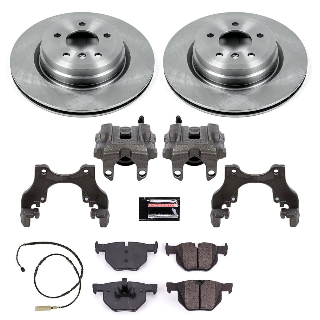 OE Stock Replacement Brake Pad, Rotor and Caliper Kit