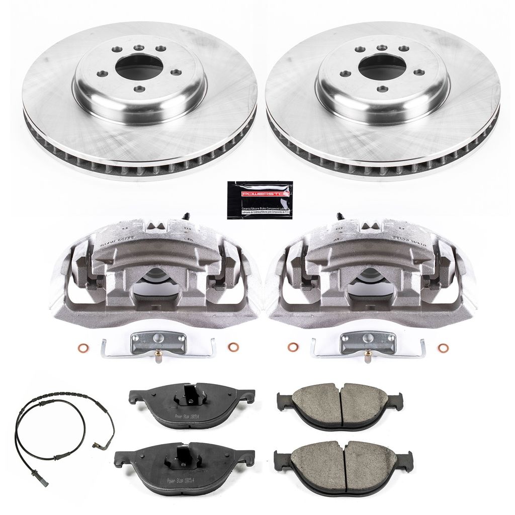 OE Stock Replacement Brake Pad, Rotor and Caliper Kit