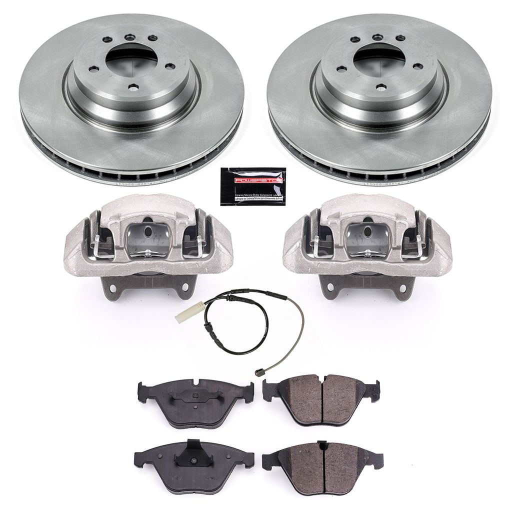 OE Stock Replacement Brake Pad, Rotor and Caliper Kit