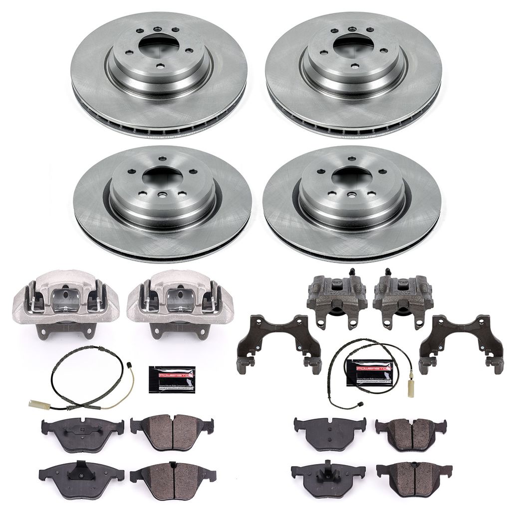 PowerStop KCOE6059 - OE Stock Replacement Brake Pad, Rotor and Caliper Kit