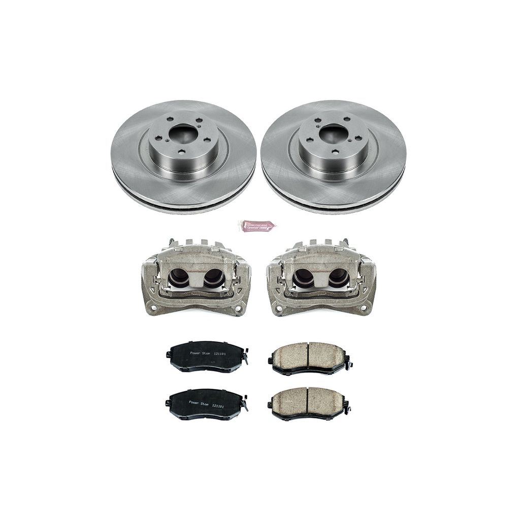 OE Stock Replacement Brake Pad, Rotor and Caliper Kit