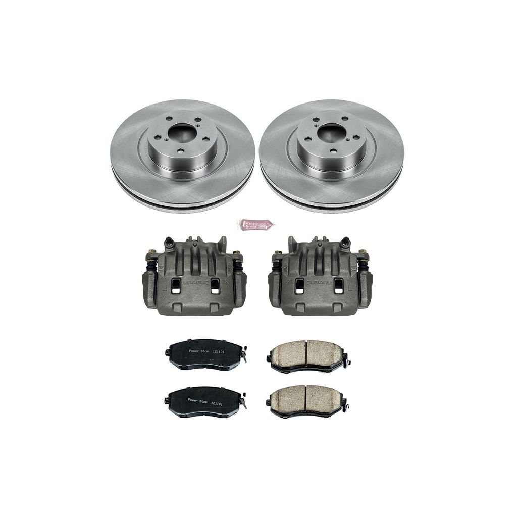 OE Stock Replacement Brake Pad, Rotor and Caliper Kit