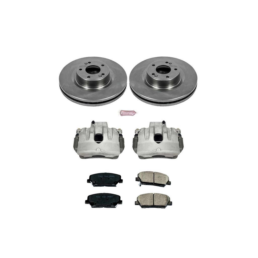 OE Stock Replacement Brake Pad, Rotor and Caliper Kit