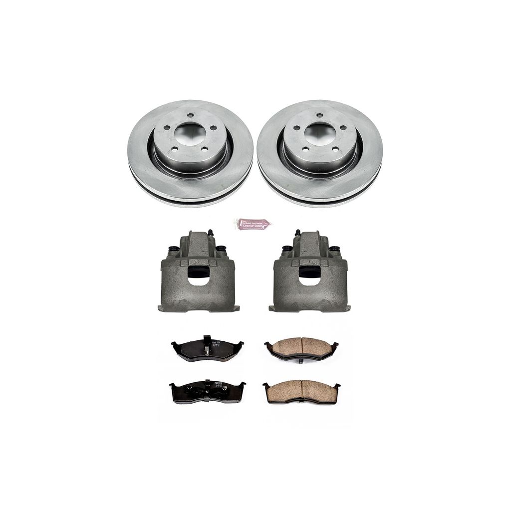 OE Stock Replacement Brake Pad, Rotor and Caliper Kit