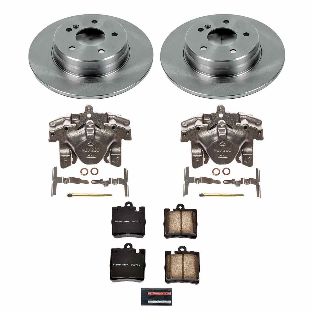 PowerStop KCOE620 - OE Stock Replacement Brake Pad, Rotor and Caliper Kit