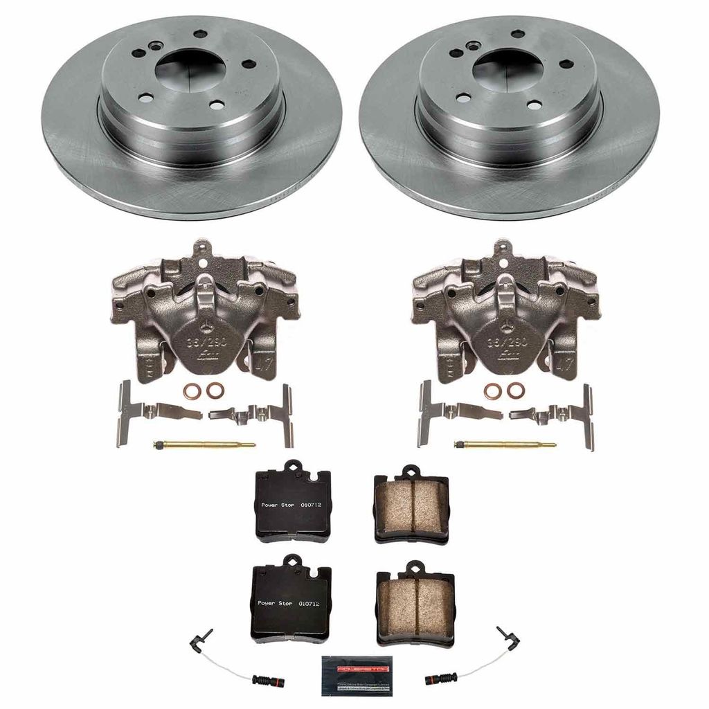 OE Stock Replacement Brake Pad, Rotor and Caliper Kit