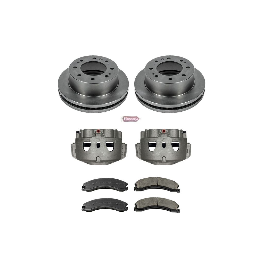 OE Stock Replacement Brake Pad, Rotor and Caliper Kit